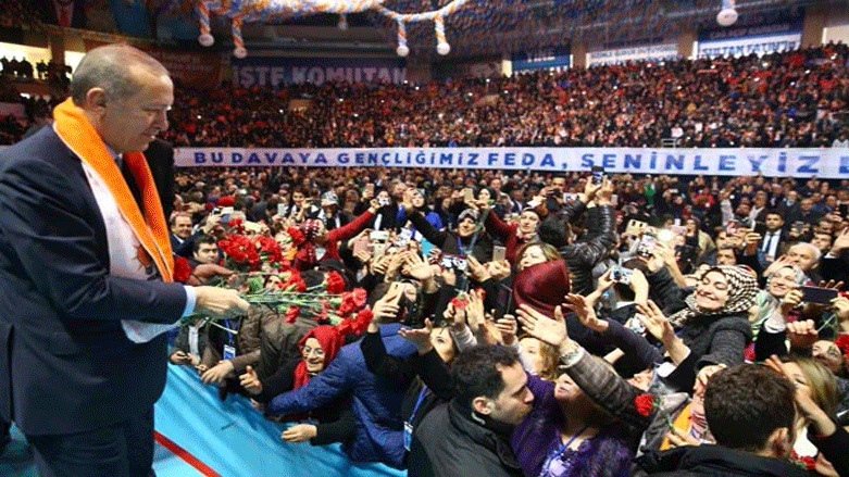 ئه‌ردوغان: وڵاته‌كه‌مان بۆ ئێمه‌ بچووكه‌